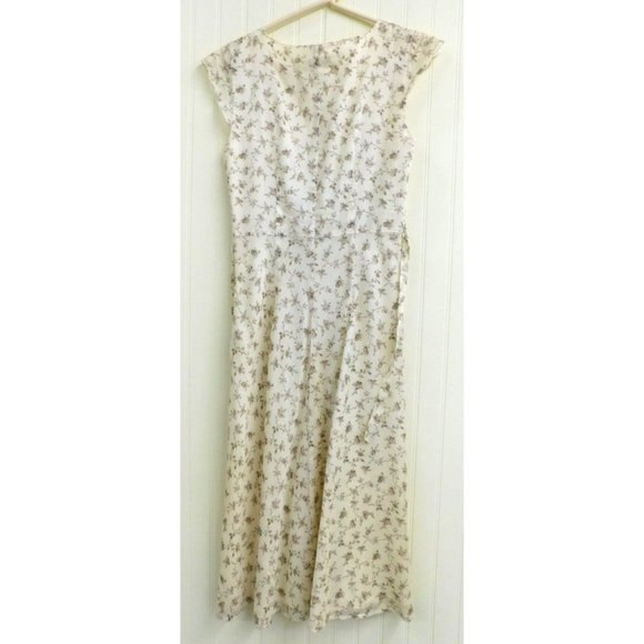 J. Crew Cream Floral Dress - Picture 4 of 4